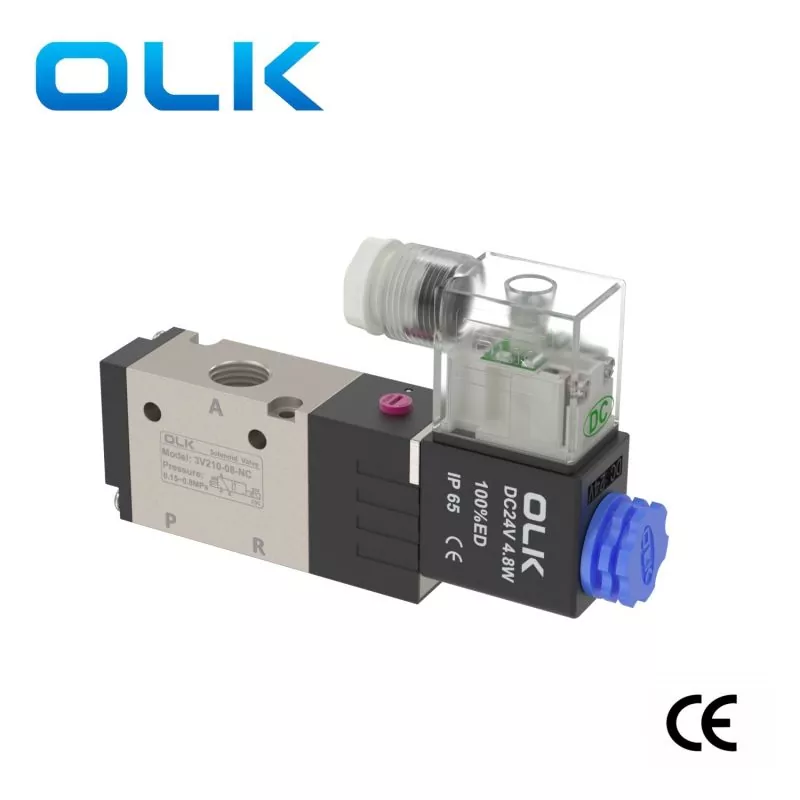 Comhla Solenoid Sraith 3v200 3 Bealach