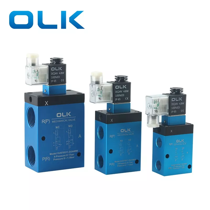 Vu07 comhla solenoid i bhfolús 3 bhealach